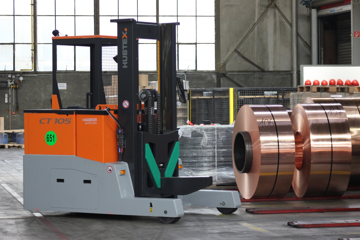 Coil transporter from HUBTEX