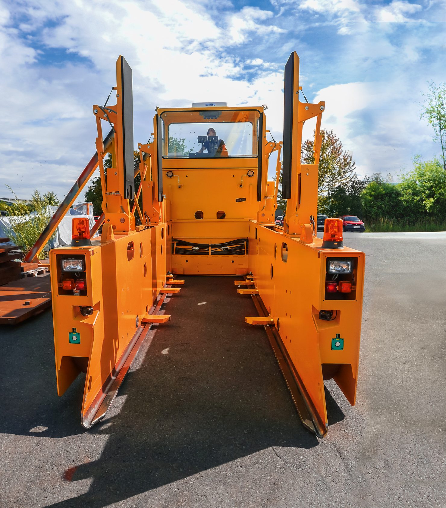 die GTR Gestelle für den Glastransport
