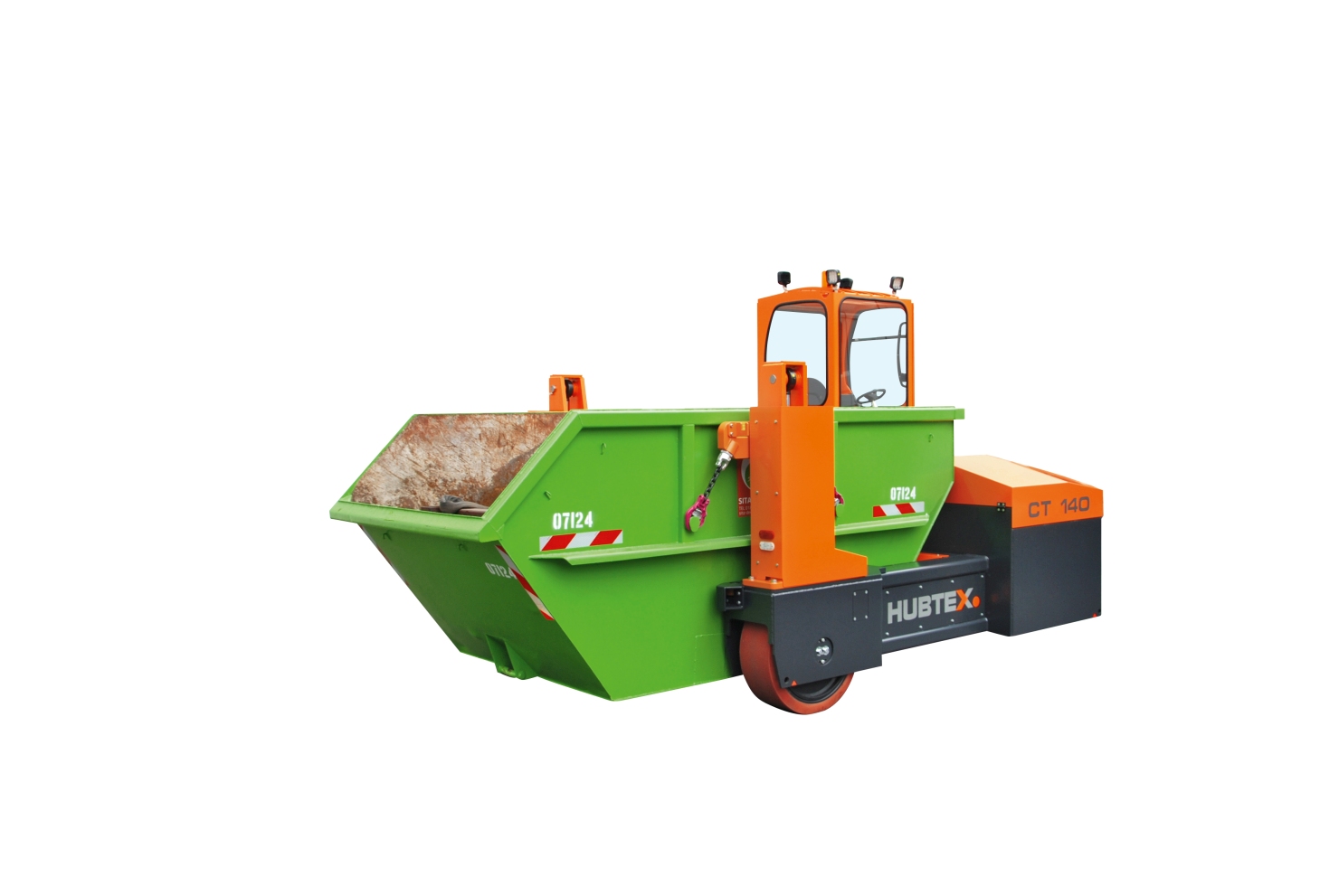 Container transporter from HUBTEX