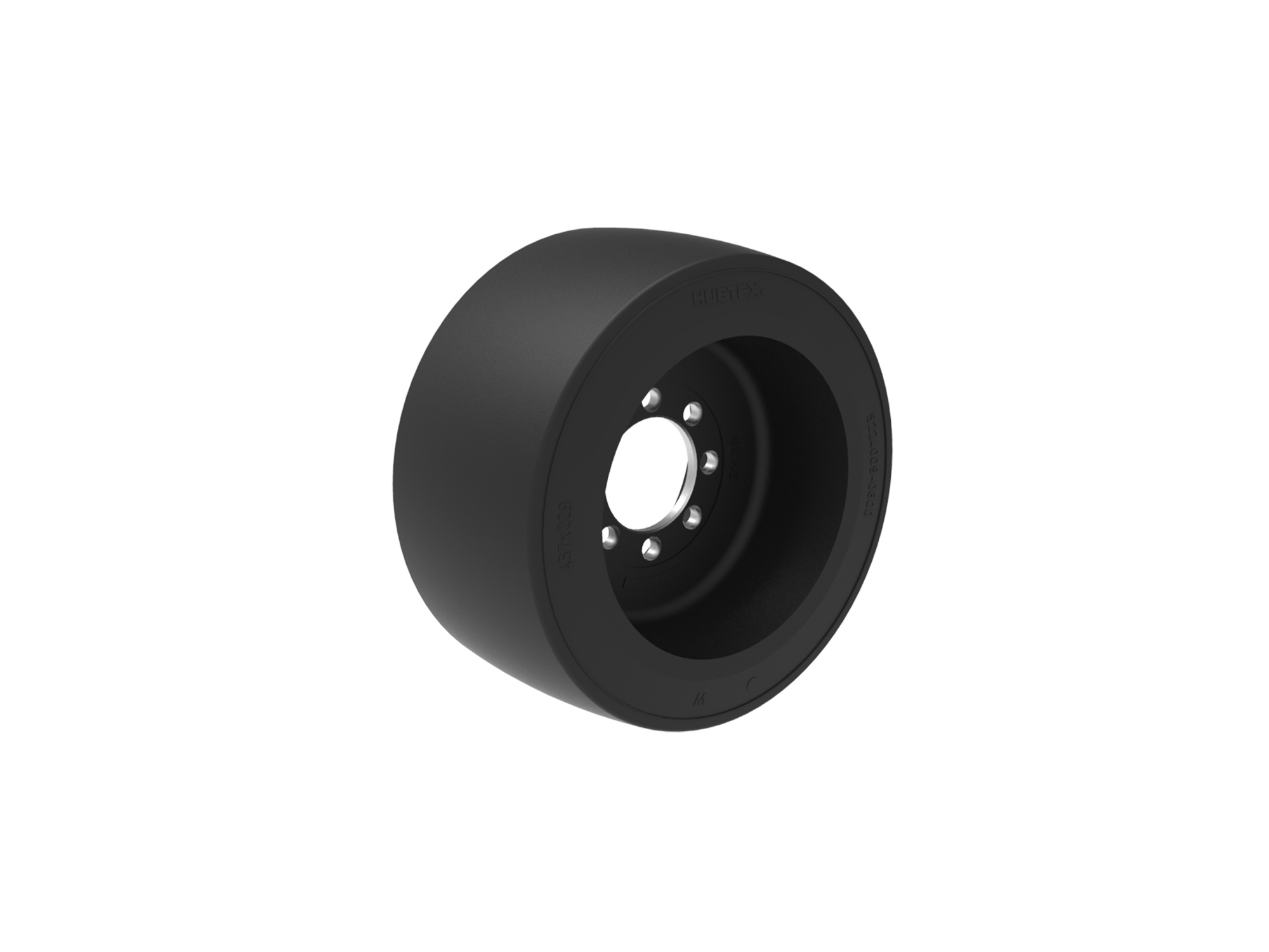 Gracias a sus neumáticos superelásticos, los vehículos HUBTEX son perfectos para el uso combinado en interiores y en exteriores.