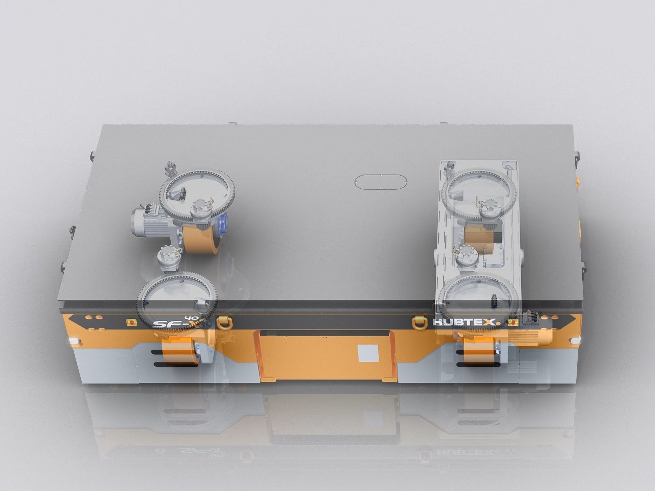 Neuer Plattformtransporter SFX mit 2-Wege-Lenkung oder Mehrwegelenkung