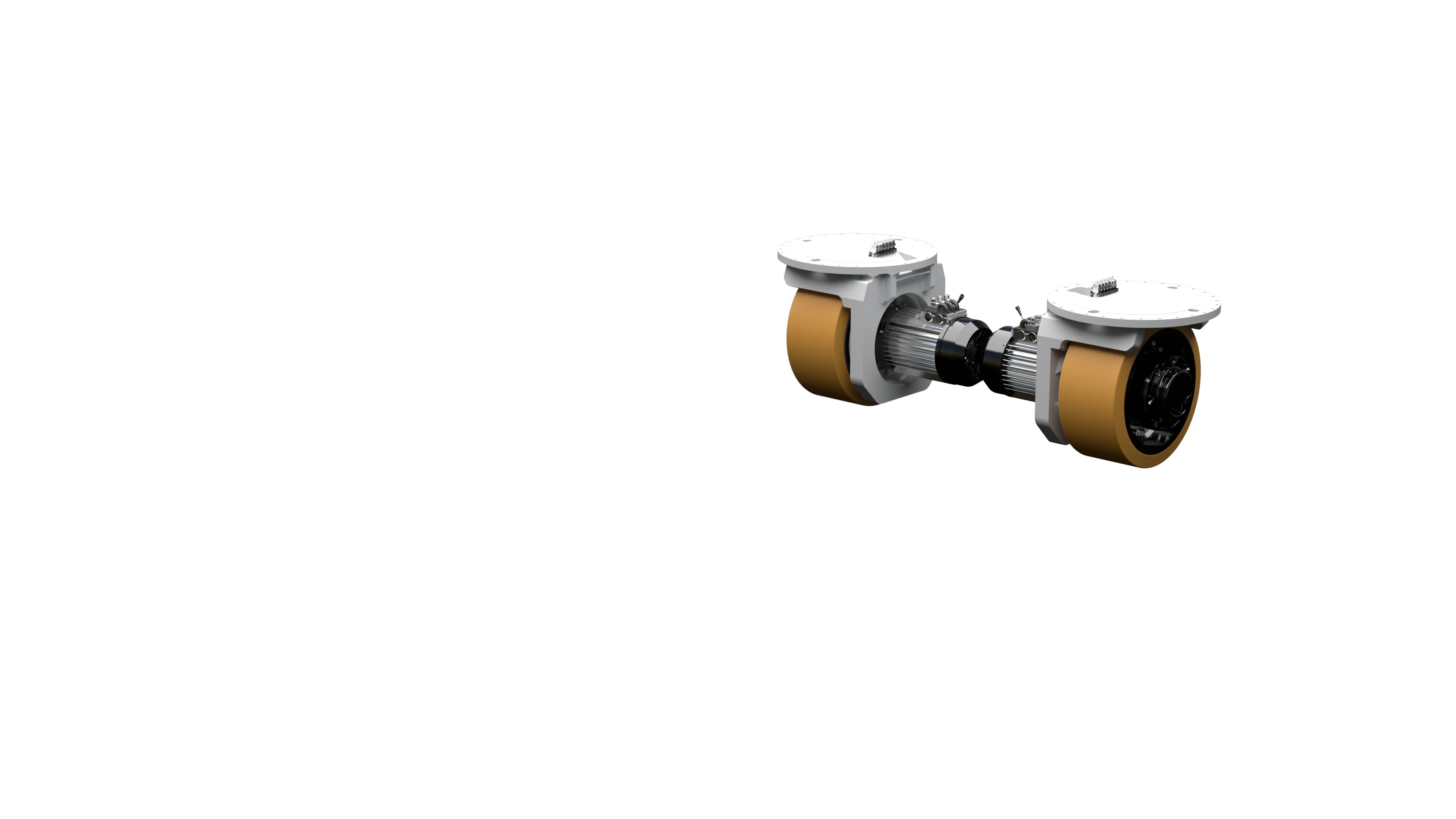 Transportador de plataforma SFX com acionamento por balancim de roda de carga