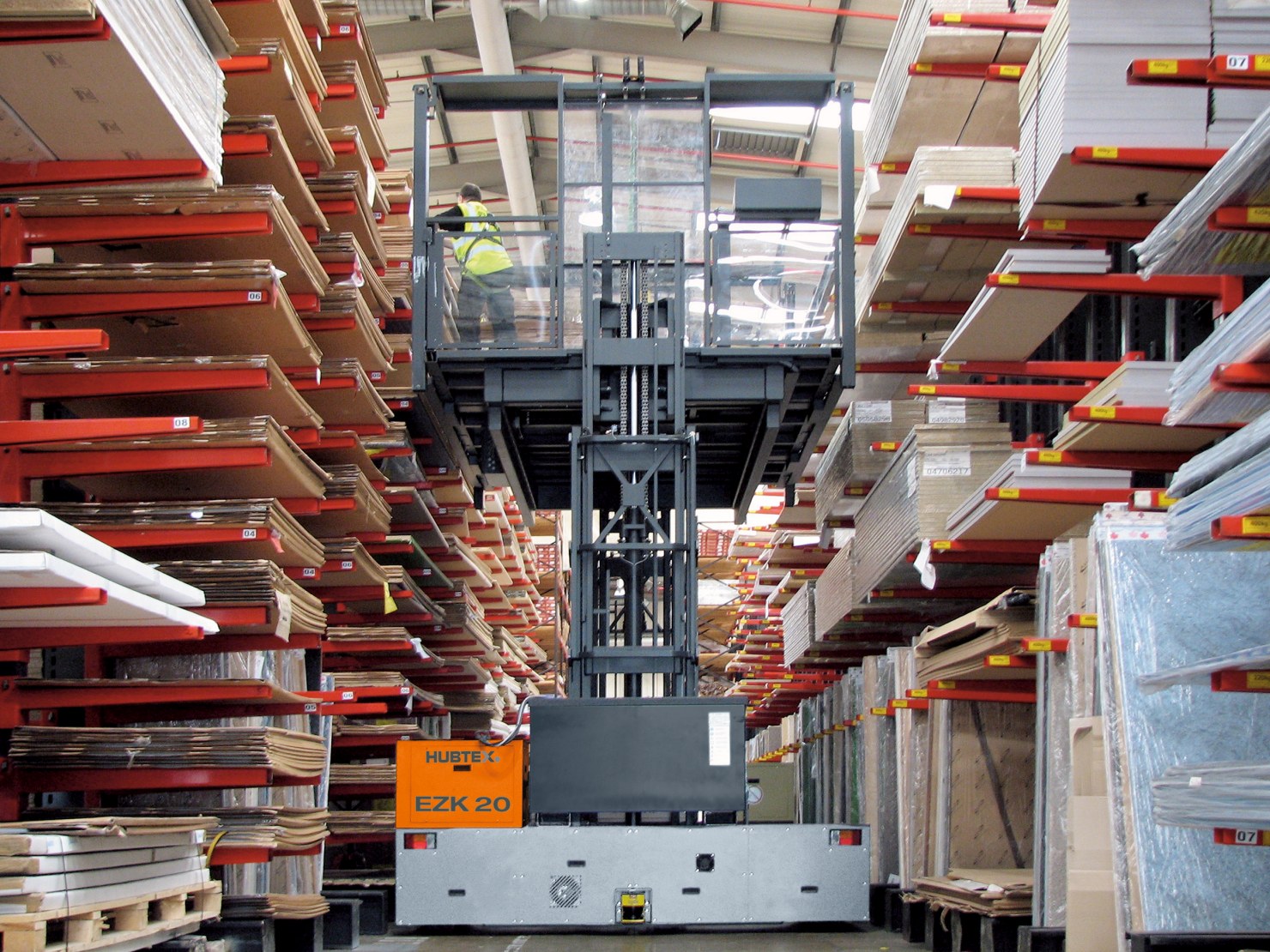 HUBTEX Order Picking Platform Lumber Handling