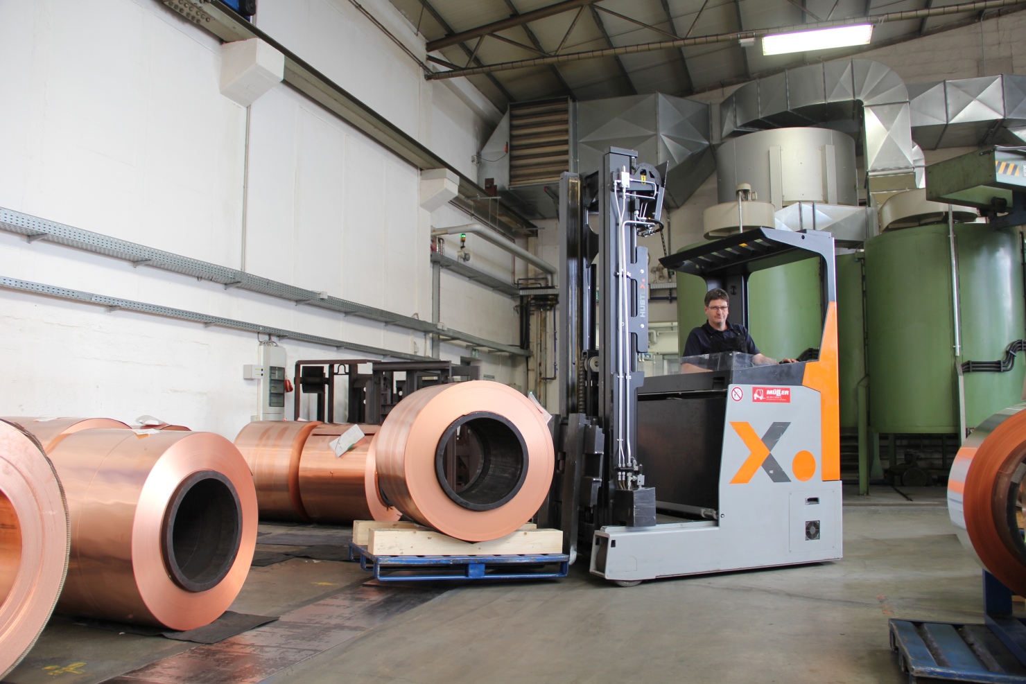 HUBTEX SQ Copper Coil Handling