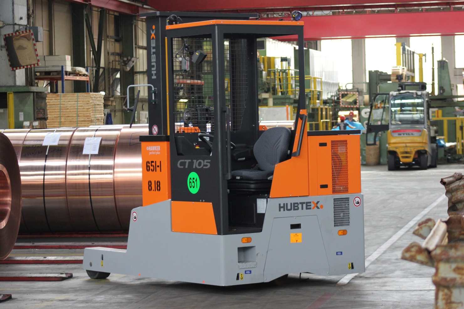 HUBTEX Steel Coil Material Handling Indoor Use