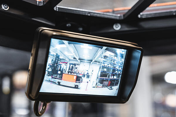 Bildschirm für Kamerasystem an Gabelstapler