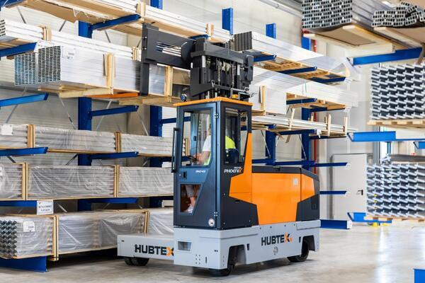 Zijlader heftruck PHOENIX met aluminium