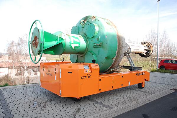 Seewasserzeichen Transporter CT von HUBTEX in Aktion