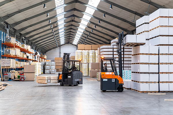 HUBTEX Stapler Flux 30 &amp; MQ 45 im Einsatz bei Tigris Building Solutions