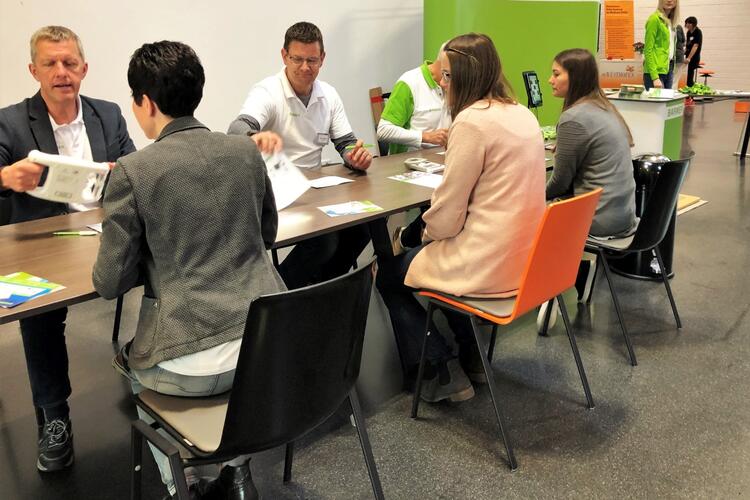 Beratung beim HUBTEX Gesundheitstag 2019