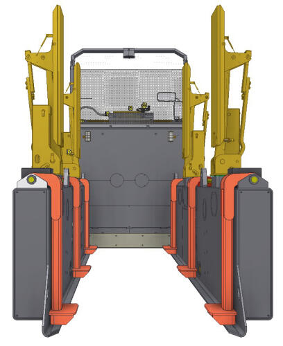 the folding rails of the GTR