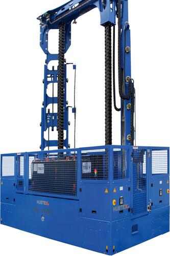 A HUBTEX HL-AGV platform transporter.