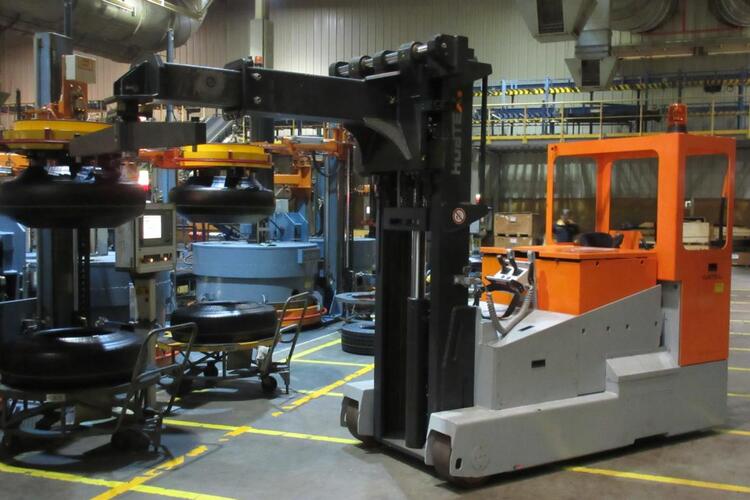 HUBTEX Stapler im Einsatz bei Continental Brasilien