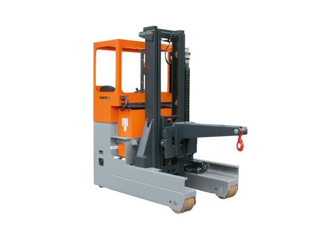 HUBTEX reach truck in the tire industry
