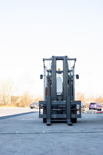 De RoxX met ingeschoven hefmast.