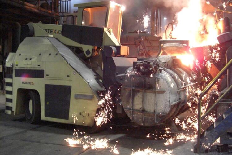 Chariots compacts pour charges lourdes HUBTEX pour les applications de fonderie à hautes températures