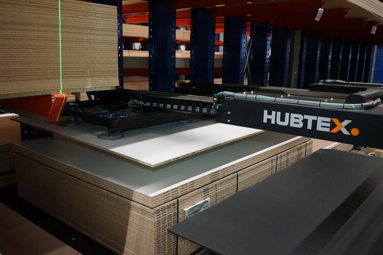 O processo de sucção do dispositivo de sucção a vácuo de uma MK da HUBTEX