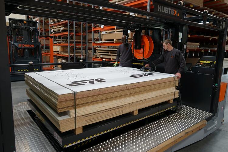 Le processus de préparation des commandes sur l'EZK35 chez J. u. A. Frischeis GmbH