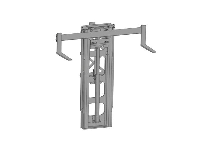 Lift mast on the HUBTEX PhoeniX