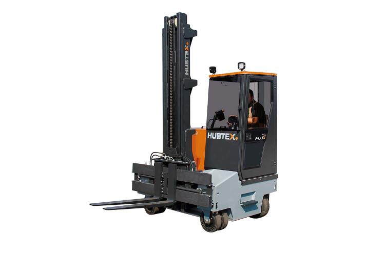 Akumulatorowy wielokierunkowy wózek widłowy z przeciwwagą FluX marki HUBTEX