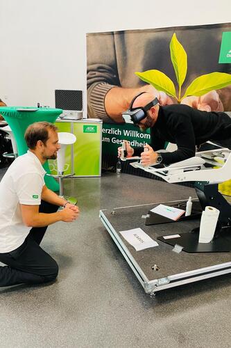 HUBTEX Gesundheitstag_Icaros_Virtuell-Reality Trainer