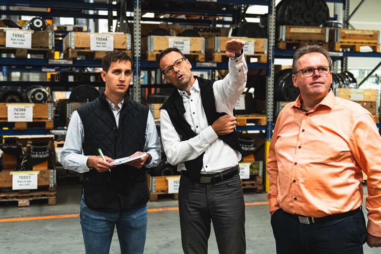 Holzkurier zu Besuch in Fulda