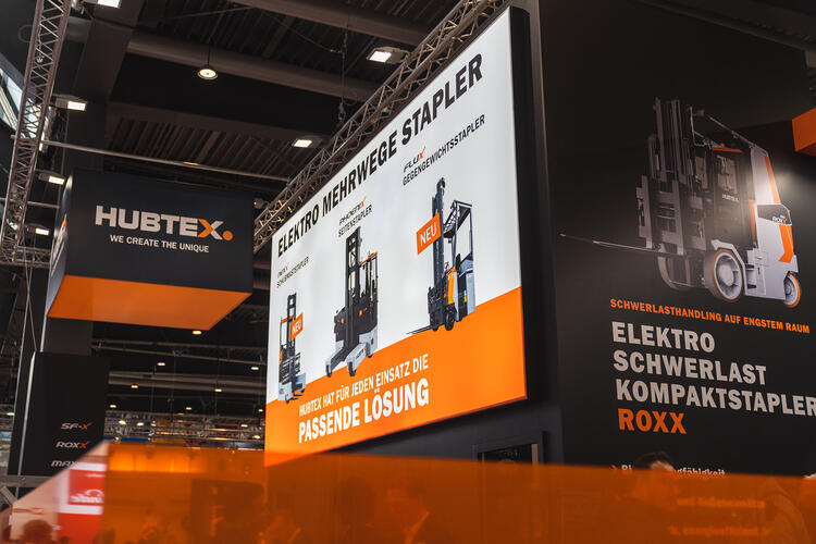 HUBTEX Stand auf der LogiMAT