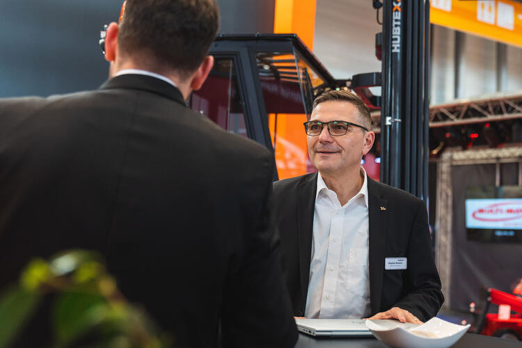 Stephan Rückert auf der LogiMAT