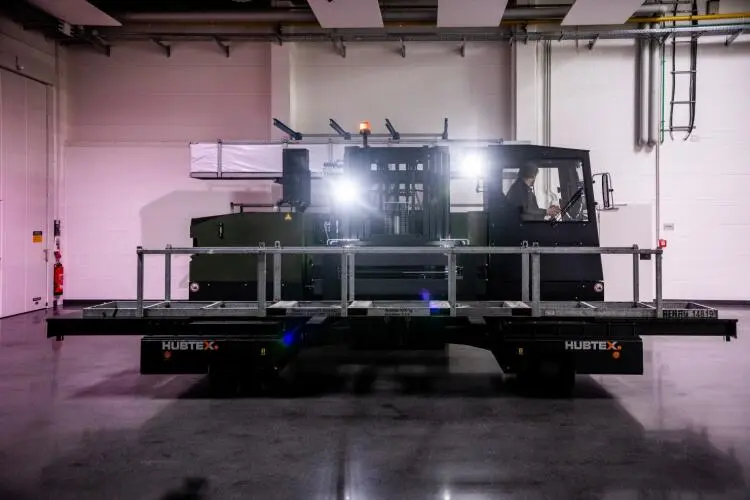 Bundeswehrstapler-Beleuchtung