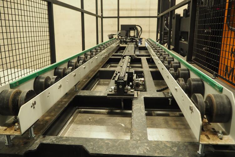 Bobschlitten Beladeplattform