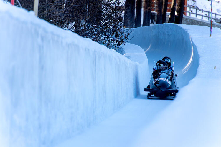 Bobschlitten im Einsatz