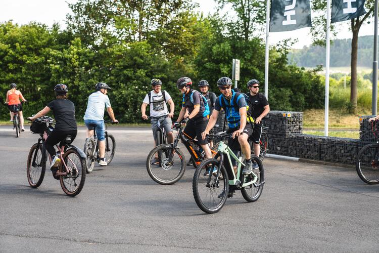 Fitnessangebot bei HUBTEX - Biketour