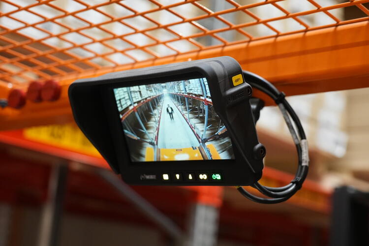 Rückfahrkamera des Kommissionierstaplers HUBTEX MK15