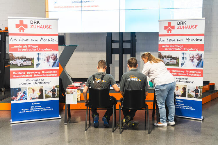 HUBTEX Kollegen auf dem Gesundheitstag