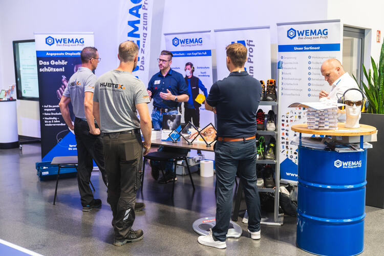 HUBTEX Kollegen auf dem Gesundheitstag