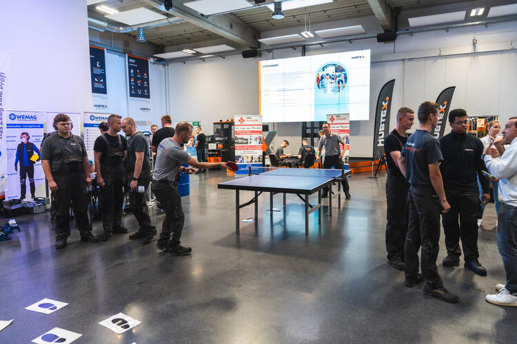 HUBTEX Kollegen auf dem Gesundheitstag