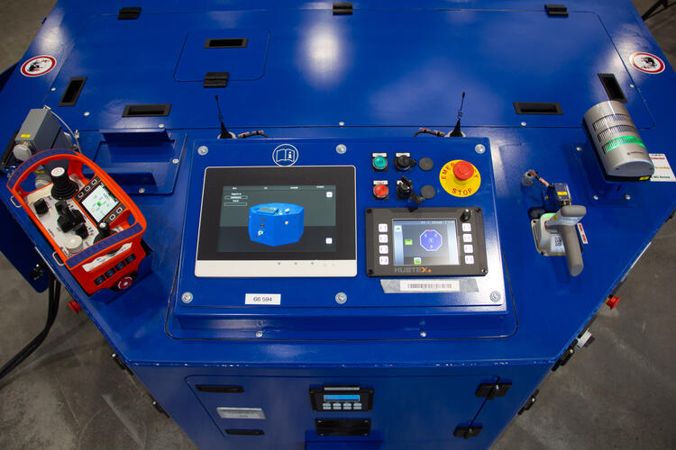 HUBTEX Omni Directional Vehicle with HMI display and remote control