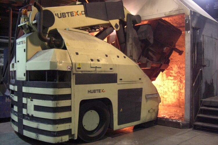 HUBTEX Forklift in Material Handling