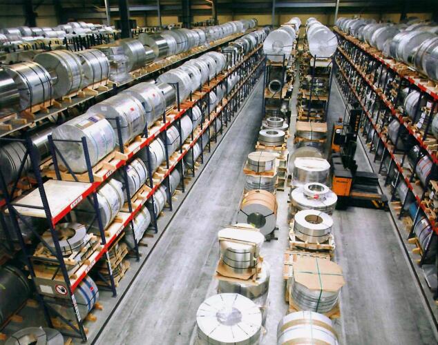 HUBTEX ESTL stores steel coils