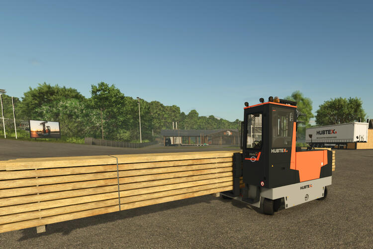 Auszug Transport langer Lasten im LS25