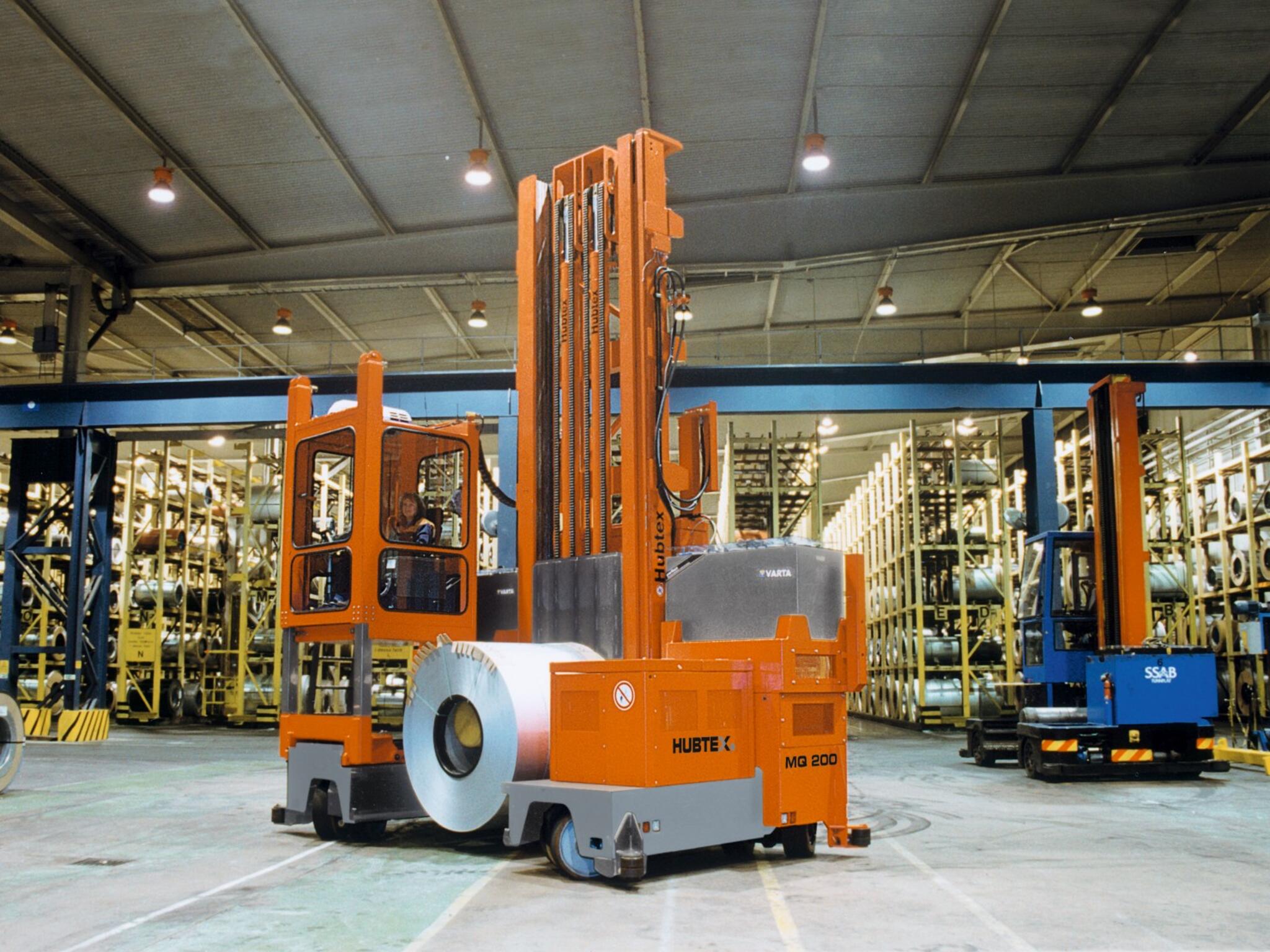 Carretilla elevadora multidireccional de carga lateral para cargas pesadas de HUBTEX