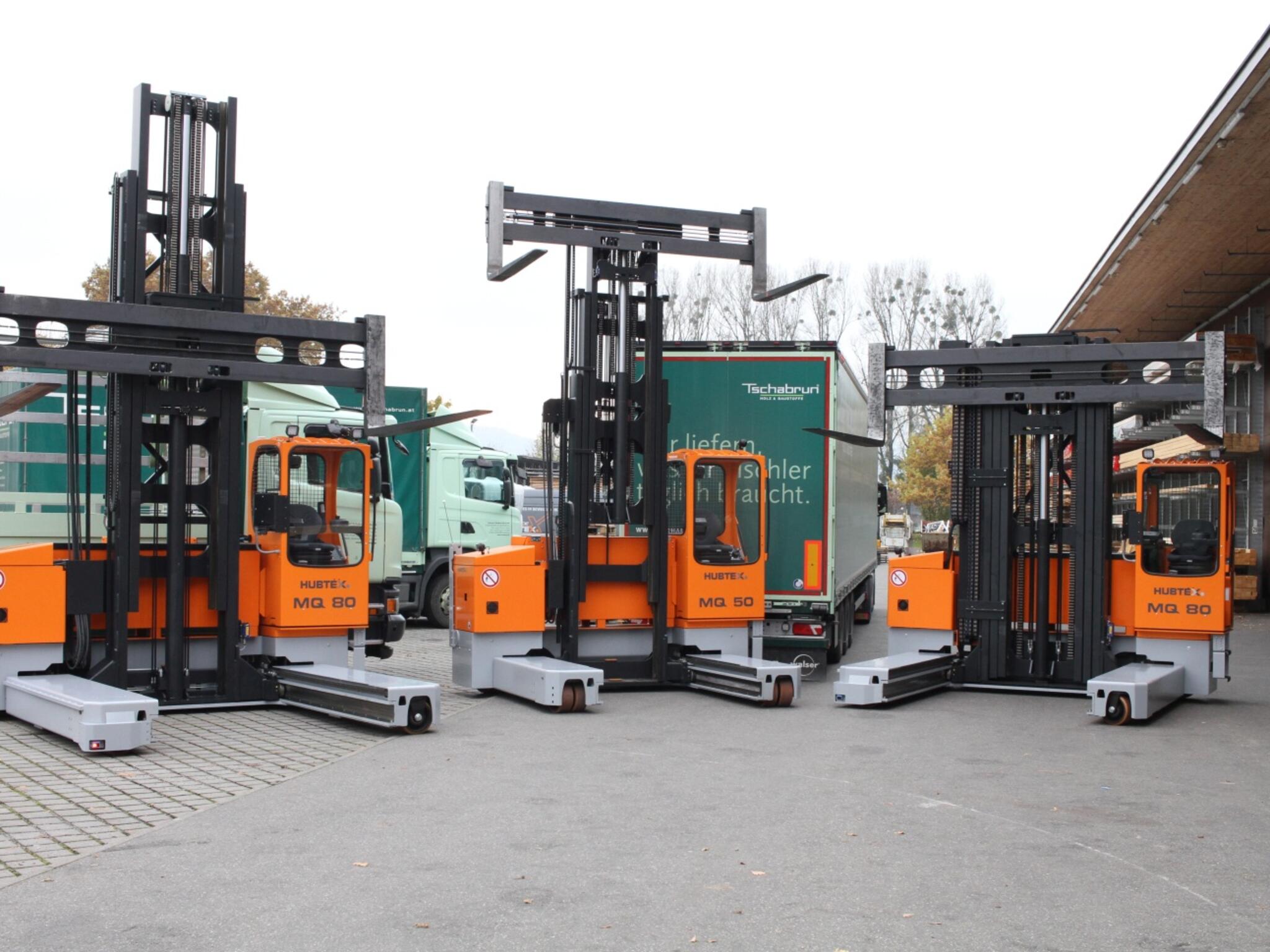 HUBTEX MQ Serien bei der Auslieferung