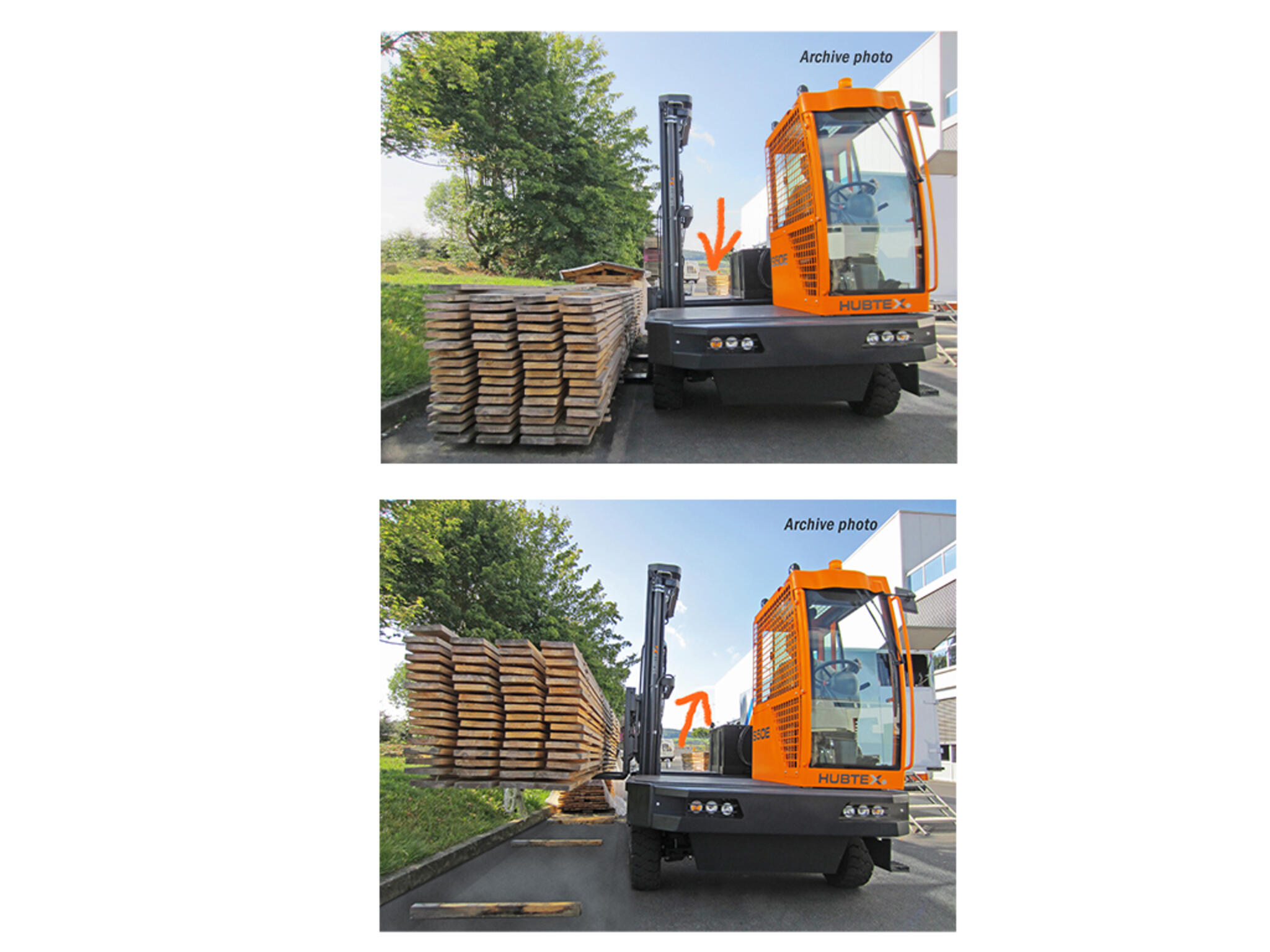 HUBTEX Load Balance System - implement inclination