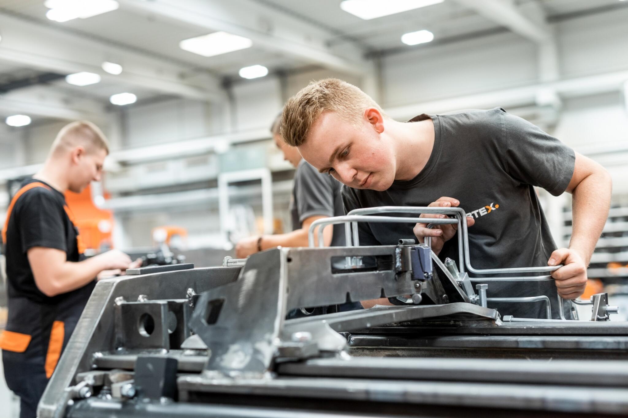 Leerling bij een examen