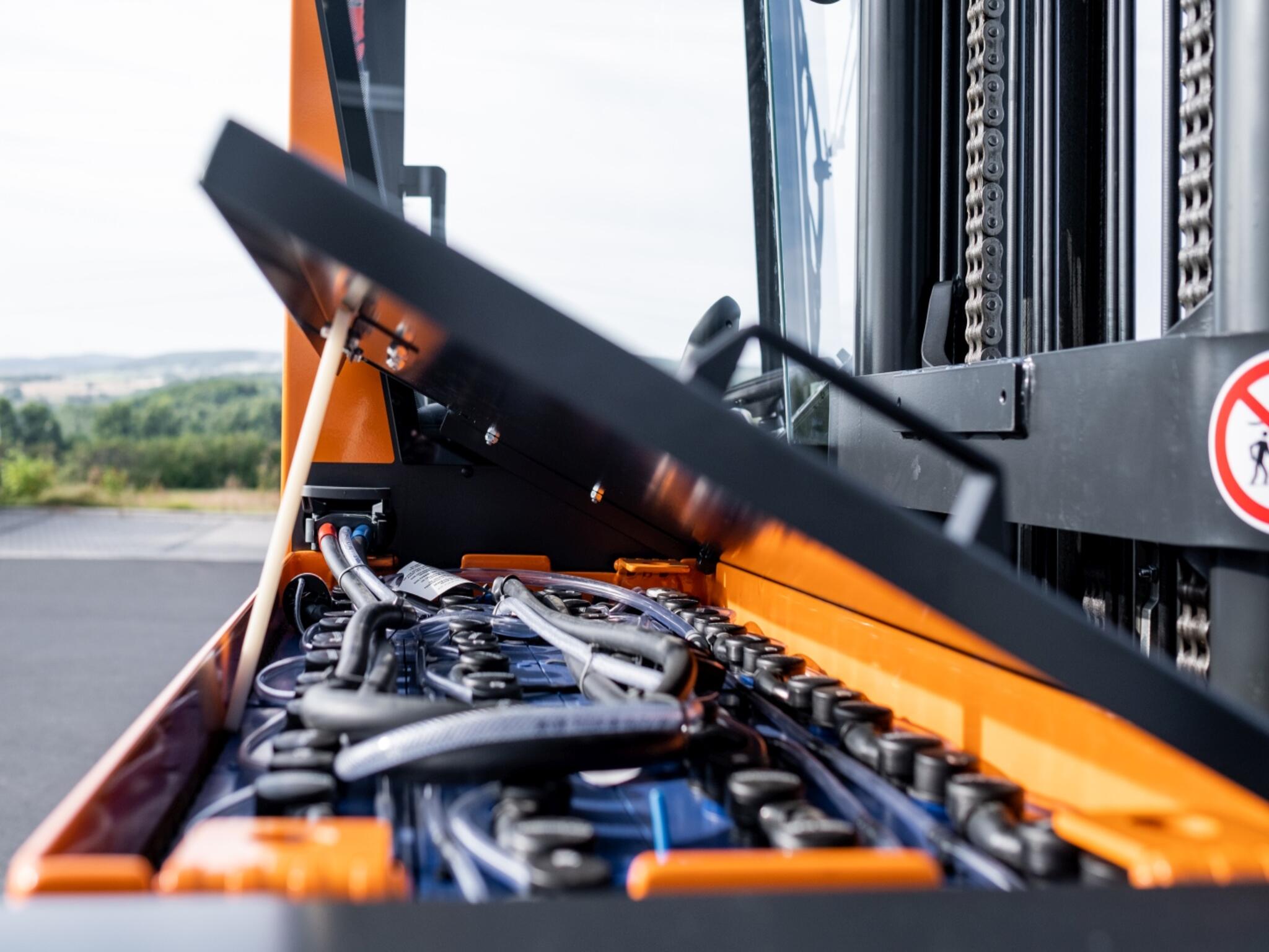 Die Batterie im Maxx ist einfach zugänglich