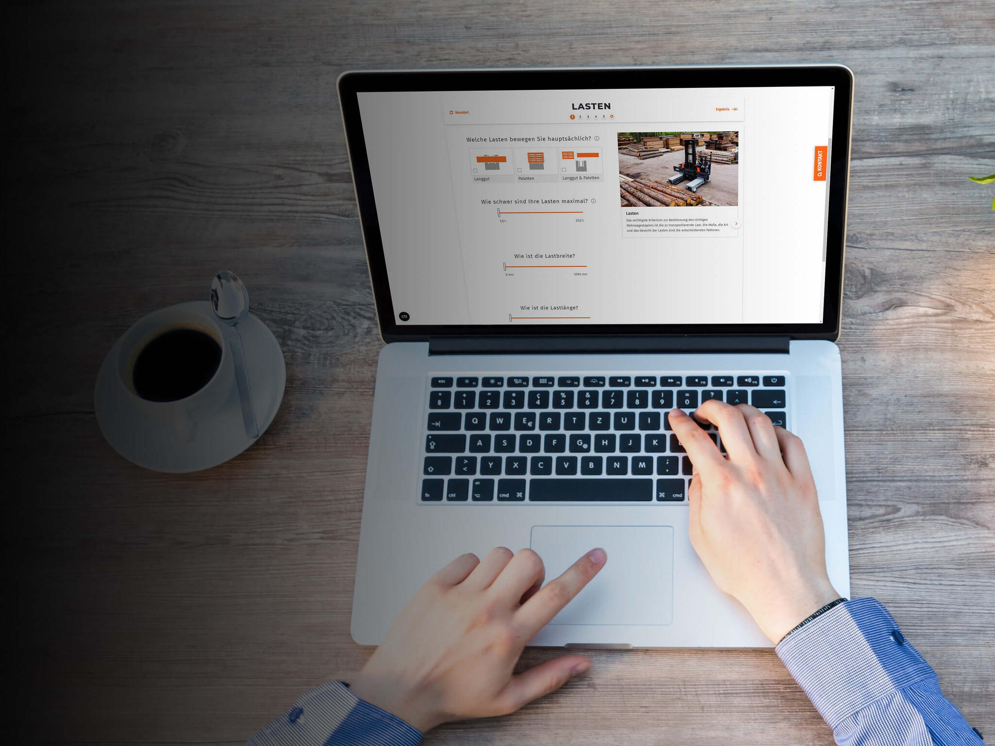 Mehrwegestapler Konfigurator