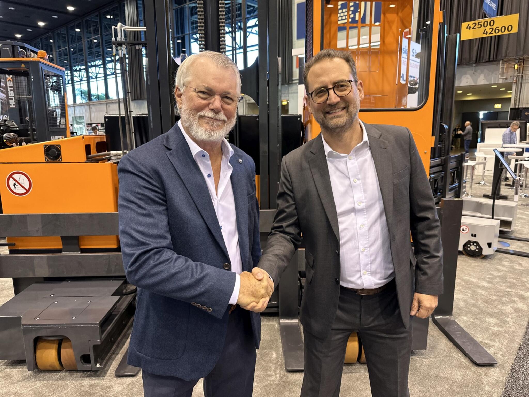 Hubtex North America Rob Alling and Alexander Baumann