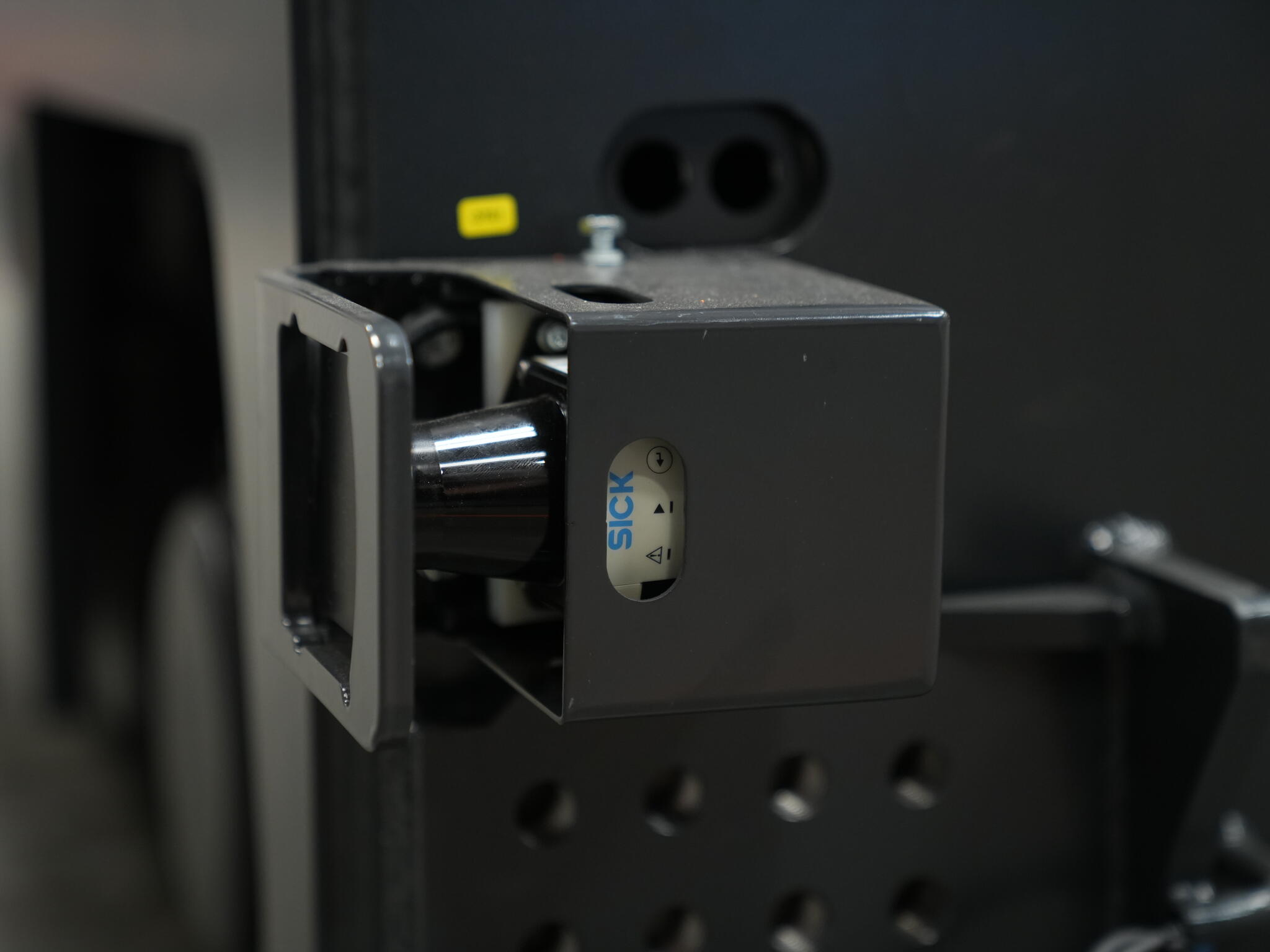 HUBTEX Clear Aisle Assist with Lidar sensors avoids collisions within narrow aisles in warehouse