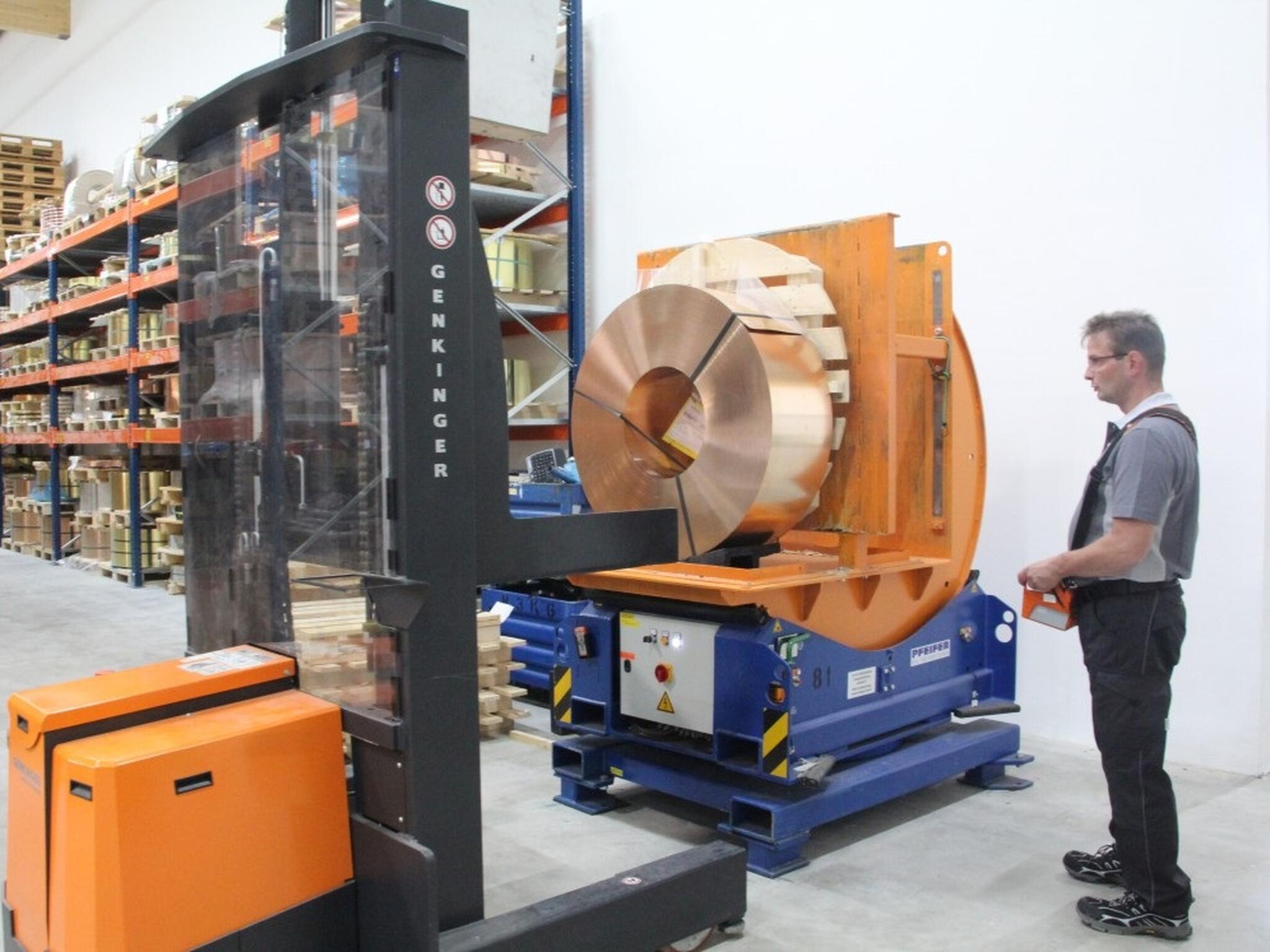 Coil Handling with a high lift truck