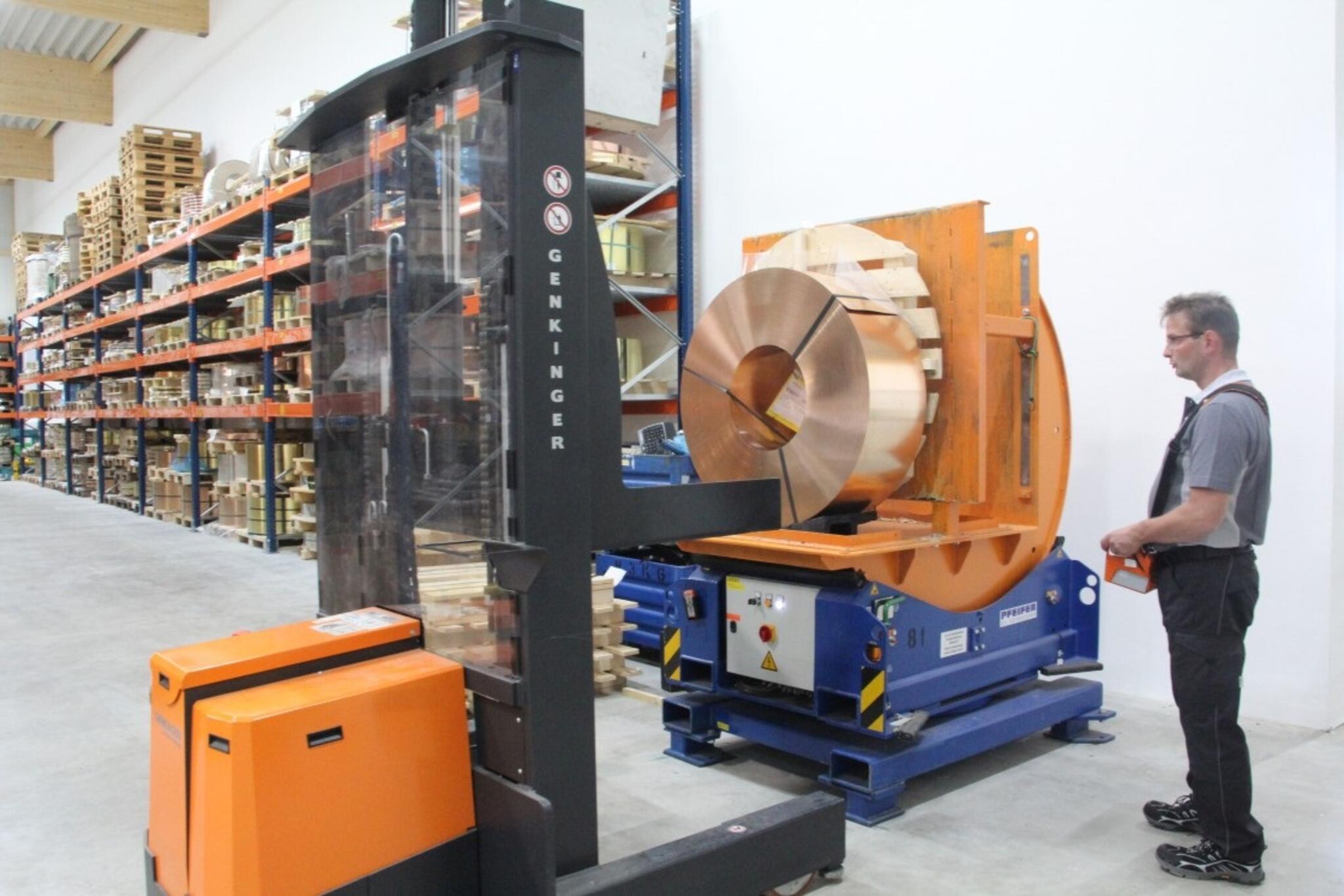 Coil Handling with a high lift truck